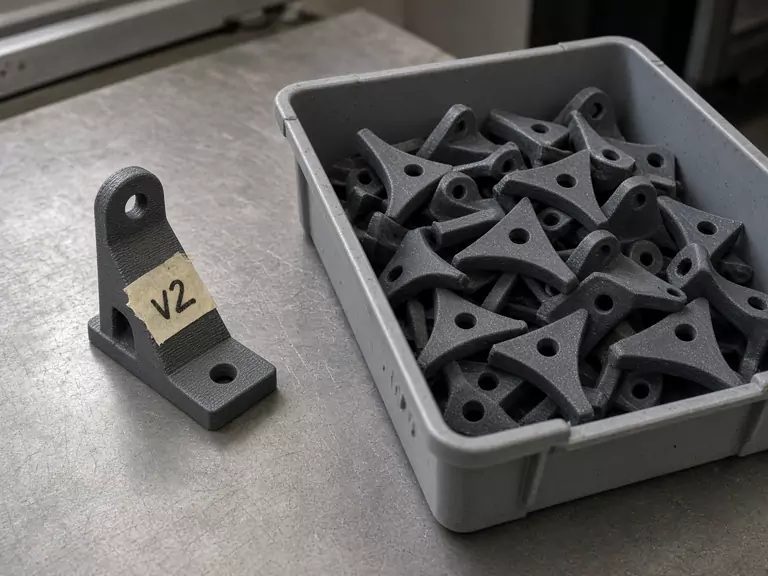 A short production run of identical parts from Xtrued