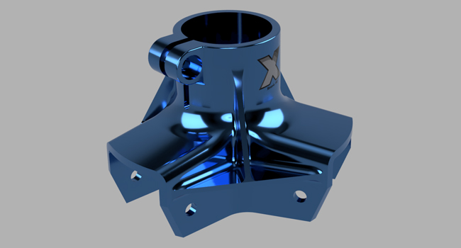 Custom 3D modeled bracket